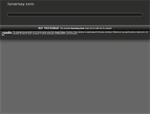 Tablet Screenshot of lunamay.com